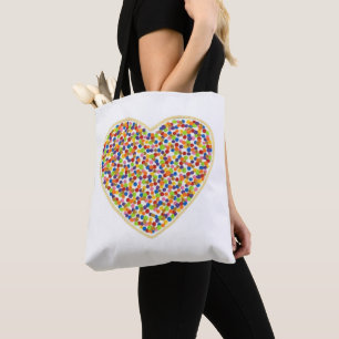 Heart Dots Tote Bag Tasche