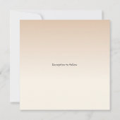 Heart Doves Rose Pink Romance Hochzeit Einladung (Rückseite)