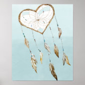 Heart Dream Catcher Poster (Vorne)