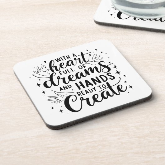 Heart Dreams Untersetzer (Linke Seite)