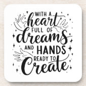 Heart Dreams Untersetzer (Vorderseite)