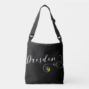 Heart Dresden Tote Bag, Deutschland Tragetaschen Mit Langen Trägern