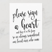 Heart Drop Gästebuch preiswert Hochzeitszeichen