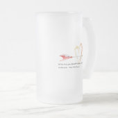 Heart Emerson Zitat Mattglas Bierglas (VorderseiteRechts)