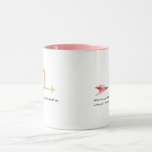 Heart Emerson Zitat Tasse (Zentrum)