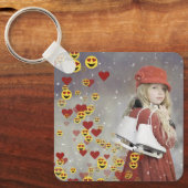 Heart Emoji Schlüsselanhänger (Vorderseite)