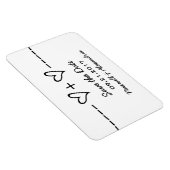 Heart Equation Speichern Sie das Date Magnet, Ebon Magnet (Rechte Seite)