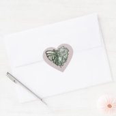 Heart Fairy Herz-Aufkleber (Umschlag)
