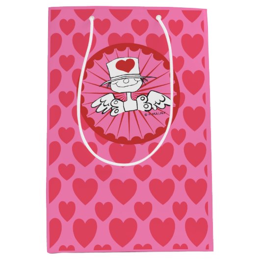 "Heart Fairy"© Party Gift Bag Mittlere Geschenktüte (Vorderseite)