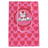 "Heart Fairy"© Party Gift Bag Mittlere Geschenktüte (Rückseite)