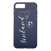 Heart Finland Handy Case, Finnisch Case-Mate iPhone Hülle (Rückseite)