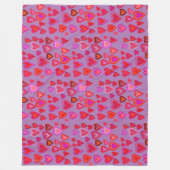 Heart Fleece Blanket (Vorderseite)