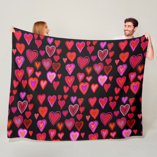 Heart Fleece Blanket (Beispiel)