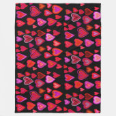 Heart Fleece Blanket (Vorderseite)