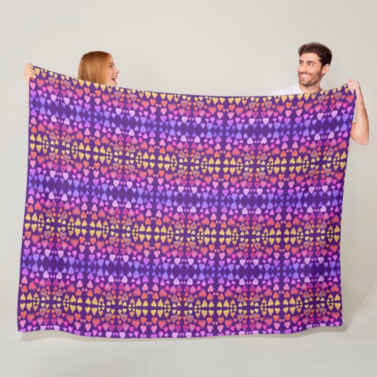 Heart Fleece Blanket (Beispiel)