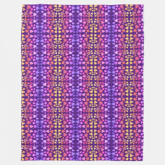 Heart Fleece Blanket (Vorderseite)