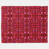 Heart Fleece Blanket (Vorderseite (Horizontal))