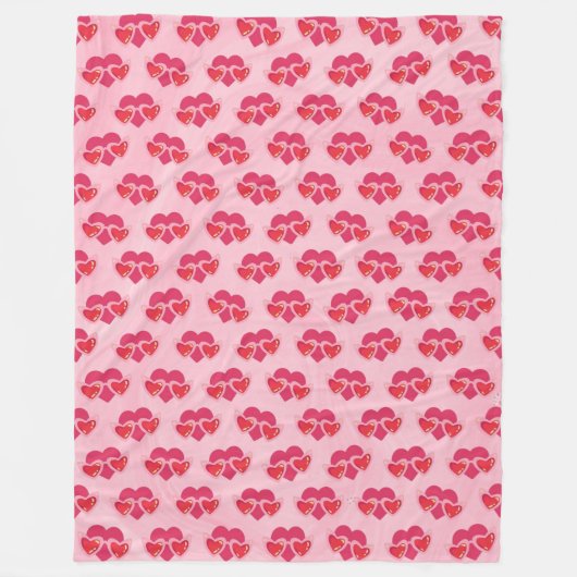 Heart Fleecedecke (Vorderseite)