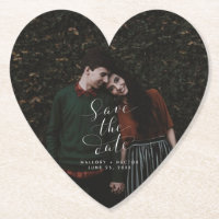 Heart Foto Hochzeit Speichern Sie das Datum