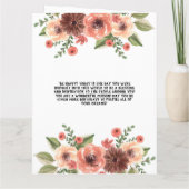 Heart Foto Personalisiert Script Geburtstag Karte (Rückseite)