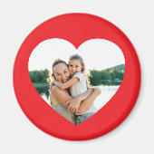 Heart Foto Red Magnet (Vorne)
