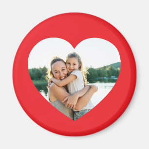 Heart Foto Red Magnet