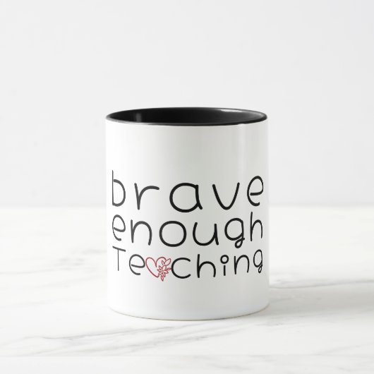 Heart Frame Personalized Teacher Appreciation Gift Tasse (Zentrum)