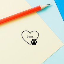 Heart Frame Sweet Paw Individuelle Name