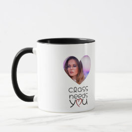 Heart Frame Teacher Appreciation Mug Tasse