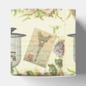 Heart French Theme Vintag Paris Gefälligkeitsboxen Geschenkschachtel (Oben)