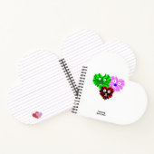 Heart Fuzzies Heart Shaped Spiral Notebook Notizblock (Innenseite)