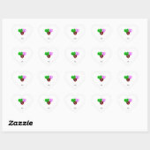 Heart Fuzzies Heart Sticker (Blatt)