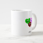 Heart Fuzzies Jumbo Tasse (Vorderseite Rechts)