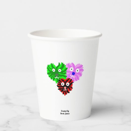 Heart Fuzzies Paper Cups Pappbecher (Vorderseite)