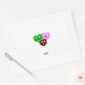 Heart Fuzzies Rectangle Sticker (Umschlag)