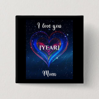 Heart Galaxy Pin / Pin Corazón Galaxia Button