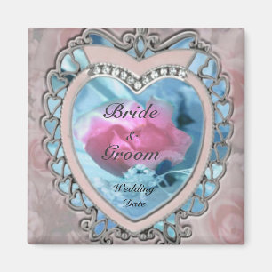 Heart Gastgeschenk Hochzeit Magnet