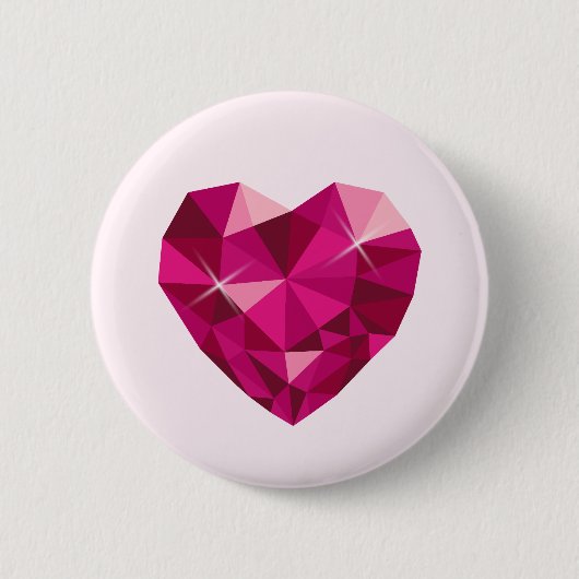 Heart Gemstone  Button (Vorderseite)