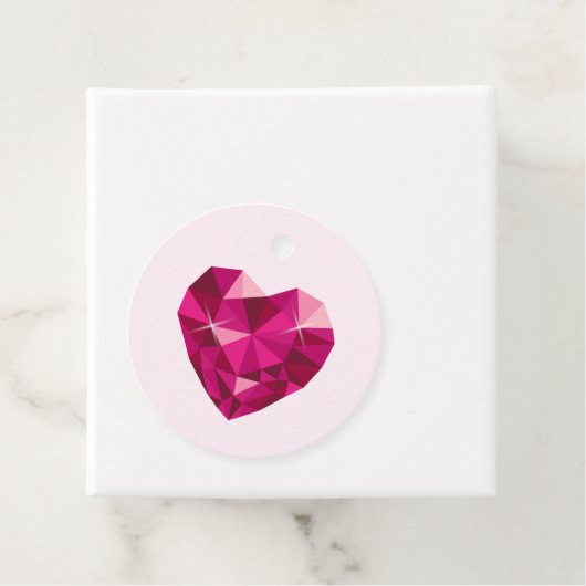 Heart Gemstone Geschenkanhänger (Beispiel)