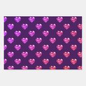 Heart Gemstone  Geschenkpapier Set (Vorderseite 2)