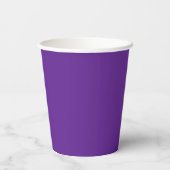 Heart Gemstone Purple Paper Cups Pappbecher (Rückseite)