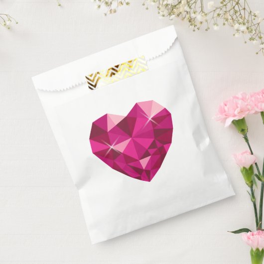 Heart Gemstone White Geschenktütchen (Versiegelt)