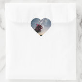 Heart-geprägte Aufkleber mit Rose und Sternen (Tasche)