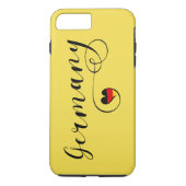 Heart Germany Handy Case, deutsch Case-Mate iPhone Hülle (Rückseite)
