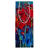 Heart Gift Wine Bag Geschenktüte Für Weinflaschen (Rückseite)