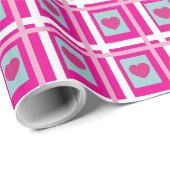 heart gift wrap for girls geschenkpapier (Rolleneckpunkt)