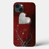 Heart Girly Lovely Red Case-Mate iPhone Hülle (Rückseite)