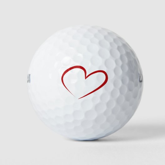 HEART Golf Balls Golfball (Vorderseite)