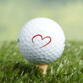 HEART Golf Balls Golfball (Insitu T-Shirt)