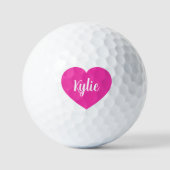 Heart Golf Balls Golfball (Vorderseite)